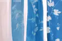 cyanotype silk by the yard (45" wide, white) - Image 4