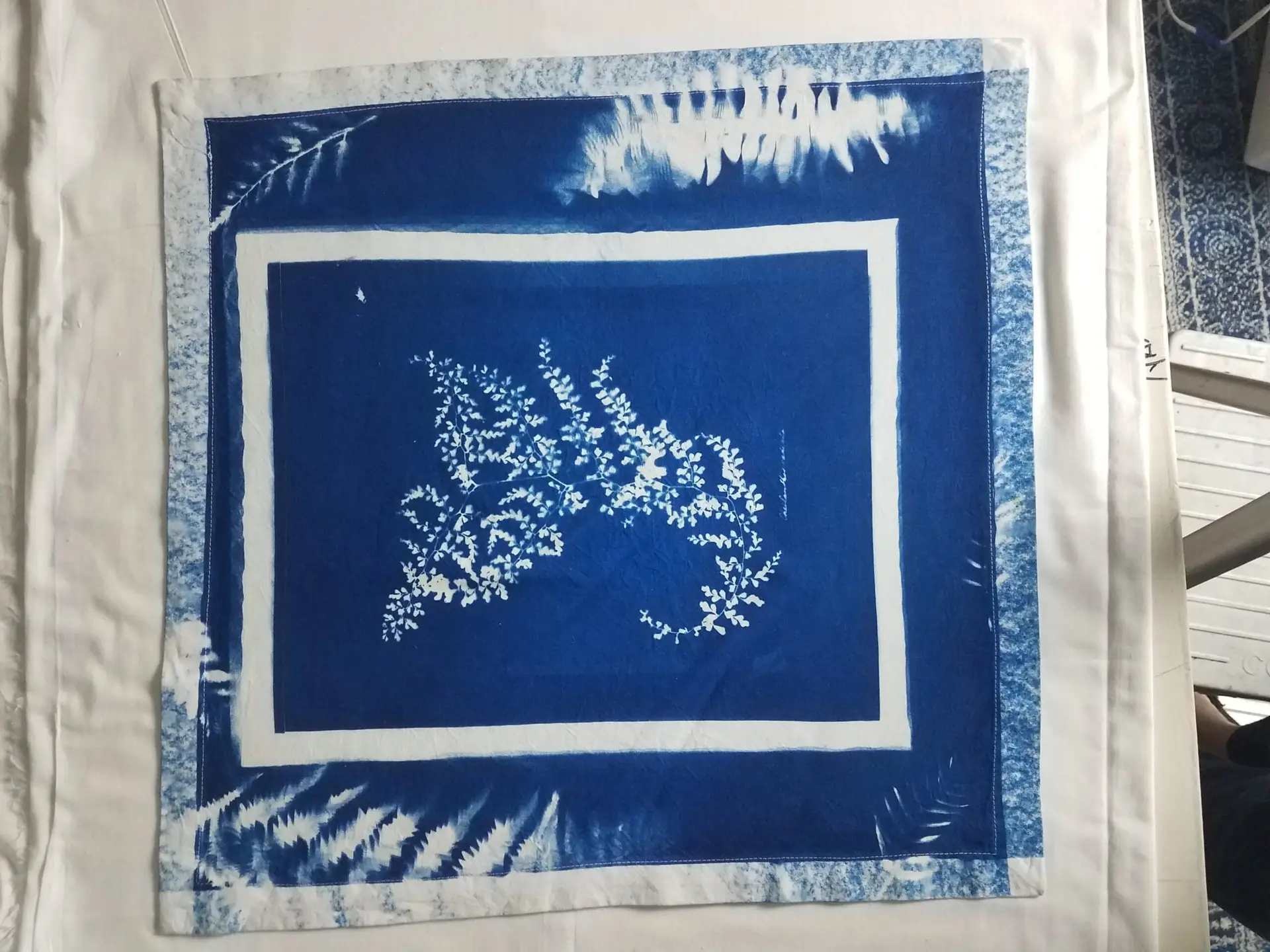 Cyanotype Linen Table Napkins - Image 4