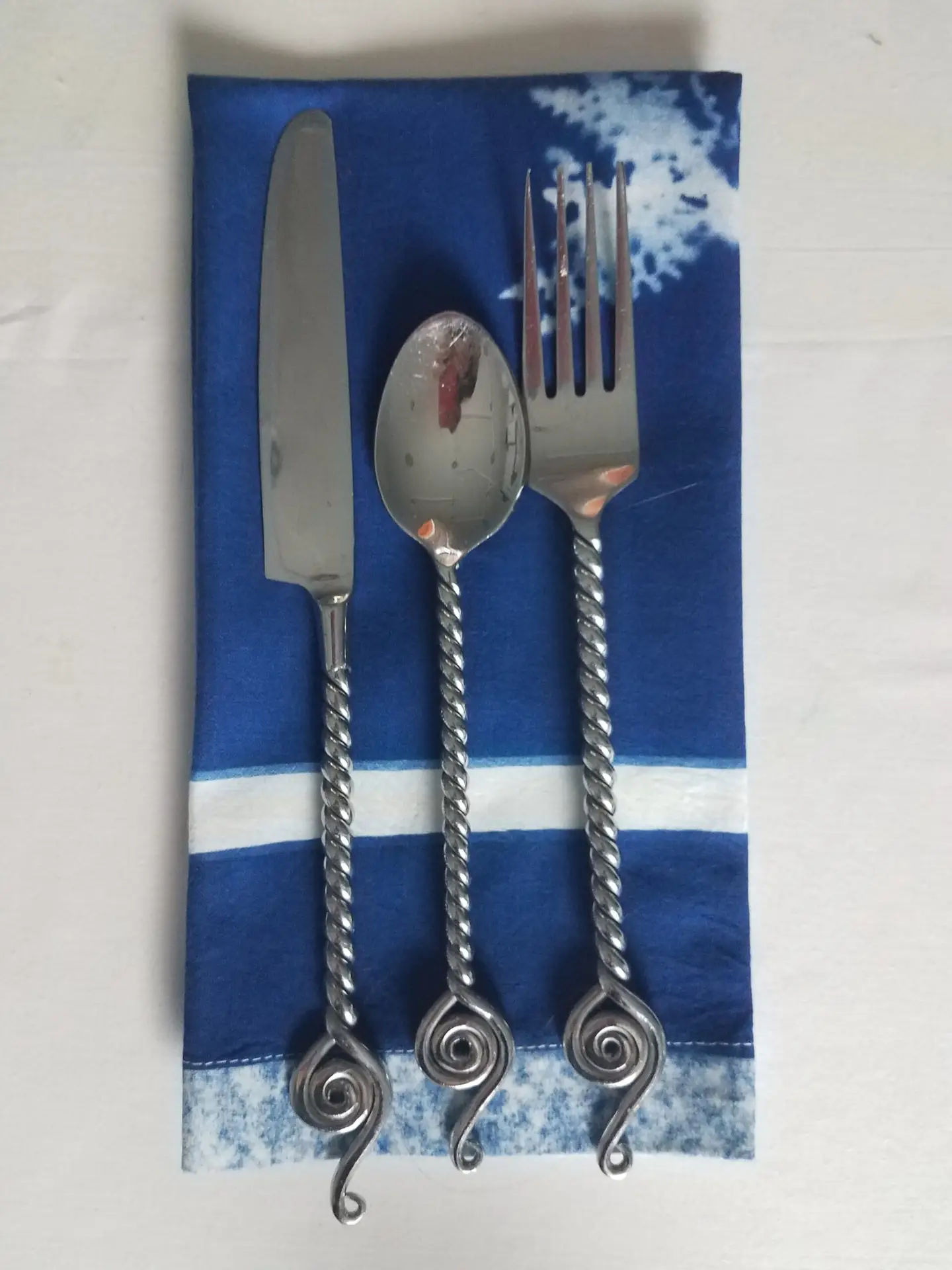 Cyanotype Linen Table Napkins - Image 2