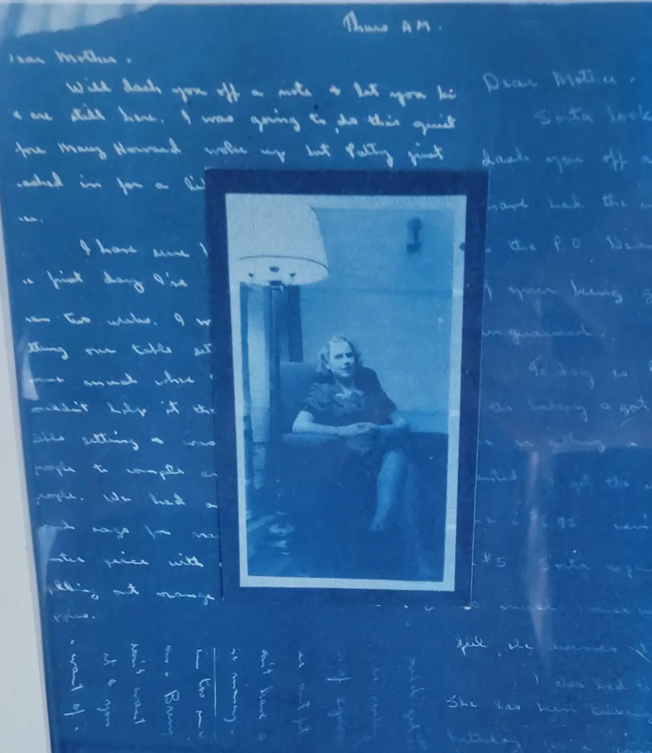 26" x 30" cyanotype paper sheets (white) - Image 2