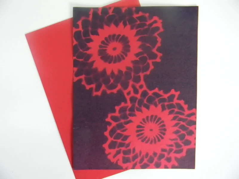 8" X 10" cyanotype paper (red) - Image 4