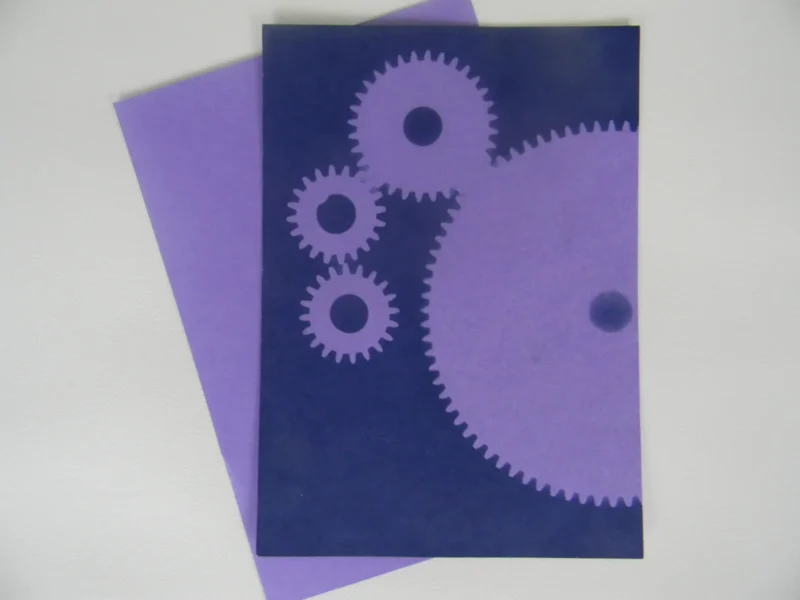 8" X 10" cyanotype paper (violet) - Image 4