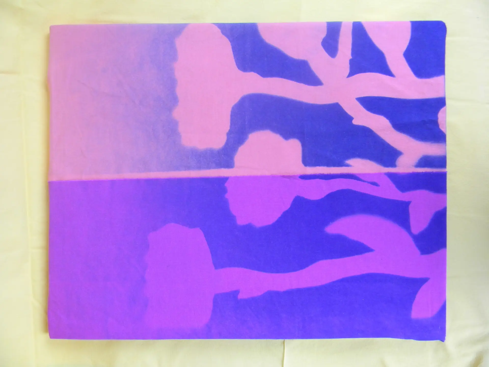 8" x 8" cyanotype cotton squares (violet) - Image 2