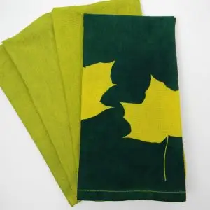 Cyanotype Cotton Table Napkins - Marigold