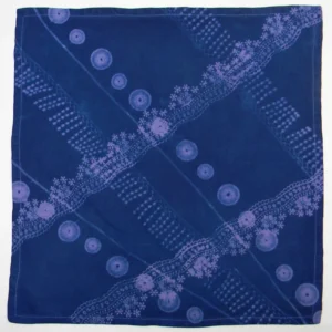 Cyanotype Cotton Table Napkins - Lavender