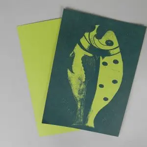5" x 7" cyanotype paper (Green)