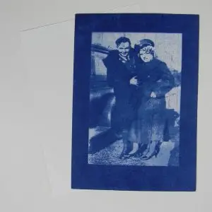 5" x 7" cyanotype paper (white)