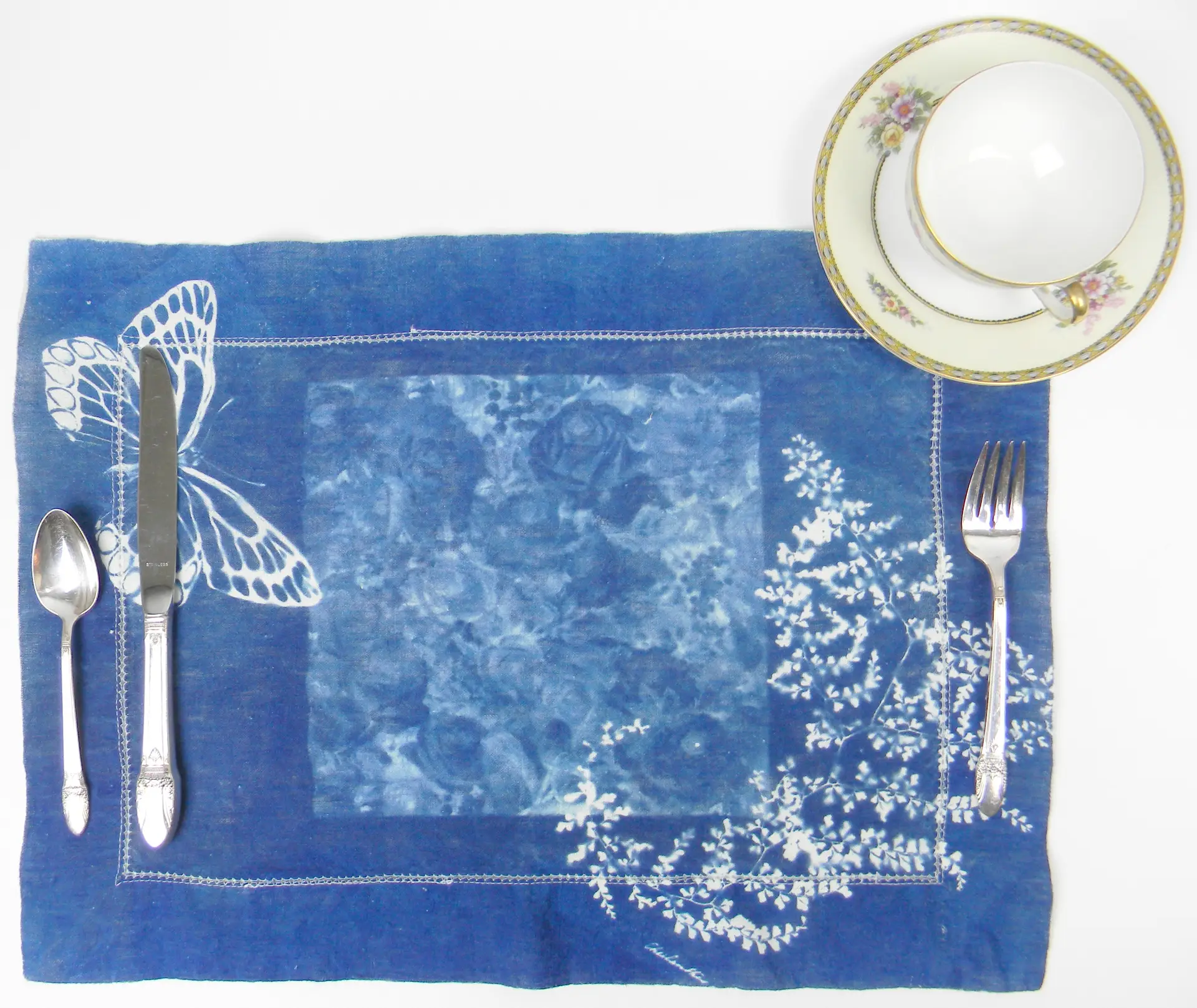 Cyanotype Linen Placemats