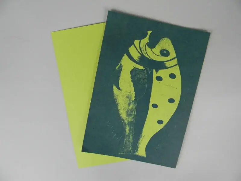 5" x 7" cyanotype paper (Green)