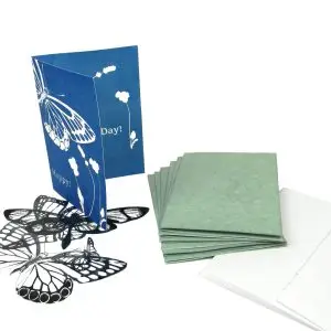 5" x 7" cyanotype notecard design kit