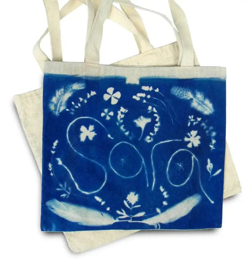 Cyanotype Tote Bags