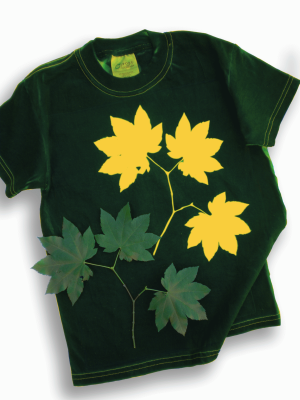 cyanotype youth t-shirts (Gold) 