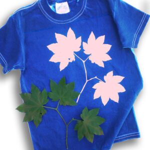 cyanotype adult t-shirts (Pale Pink)