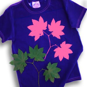 cyanotype youth t-shirts (Sangria)