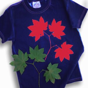 cyanotype adult t-shirts (Red)