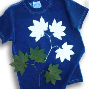 cyanotype adult t-shirts (White)